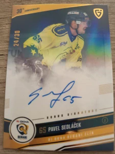 Pavel Sedláček 30 let od finále Signature 24/30 Zlín 24/25 1. série