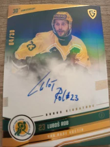 Luboš Rob 30 let od finále Signature 04/30 Vsetín 24/25 1. série