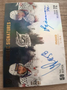 Petr Ulrych Darek Hejcman Double Signature 19/20 Chomutov 24/25 1. série
