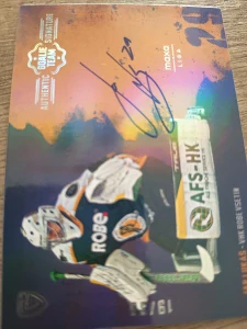 Jan Lukáš Goalie team signature 19/30 Vsetín 24/25 1. série