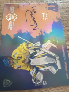 Josef Němeček Goalie team signature 15/30 Přerov 24/25 1. série