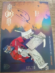 Jan Kavan Goalie team signature 01/30 Prostějov 24/25 1. série