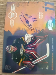 Martin Altrichter Goalie team signature Expo 1of2 Sokolov 24/25 1. série