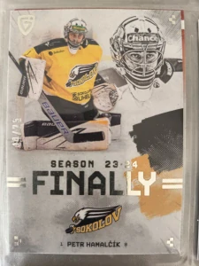 Petr Hamalčik Bonus paralell 14/25 Sokolov Finally season Goal cards