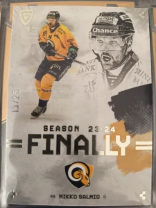 Mikko Salmio Bonus paralell 15/25 Zlín Finally season Goal cards