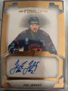 Jiří Jebavý Autograph 14/20 Litoměřice Finally season Goal cards