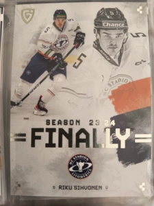 Riku Sihvonen Bonus paralell 13/25 Litoměřice Finally season Goal cards
