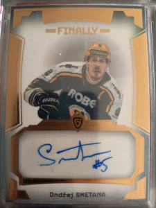 Ondřej Smetana Autograph 18/20 Vsetín Finally season Goal cards
