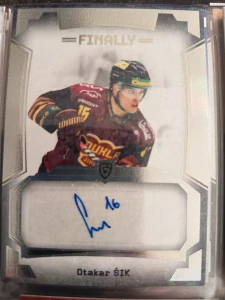 Otakar Šik Autograph 2/5 Jihlava Finally season Goal cards