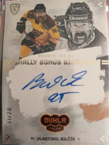 Vlastimil Bilčík Bonus signature 11/20 Jihlava Finally season Goal cards