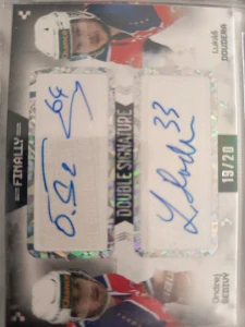Ondřej Šedivý Lukáš Doudera Double signature 19/20 Poruba Finally season Goal cards