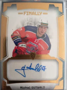 Michal Gutwald Autograph 17/20 Poruba Finally season Goal cards