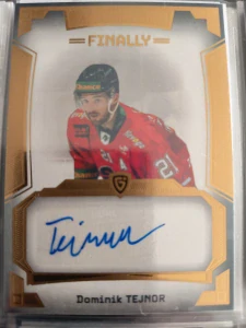 Dominik Tejnor Autograph 11/20 Znojmo Finally season Goal cards