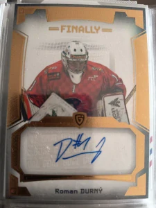 Roman Durný Autograph 18/20 Znojmo Finally season Goal cards