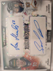 Jan Hruška Tomáš Svoboda Double signature 11/20 Znojmo Finally season Goal cards
