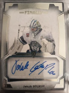 Jakub Soukup Autograph 3/5 Kolín Finally season Goal cards