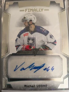 Michal Vodný Autograph 4/5 Třebíč Finally season Goal cards