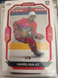 Ondřej Baláž paralell 3/6 Třebíč 23/24 1. série Goal cards