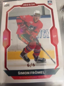 Šimon Fromel paralell 6/6 Třebíč 23/24 2. série Goal cards