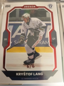 Kryštof Lang paralell 6/6 Kolín 23/24 2. série Goal cards