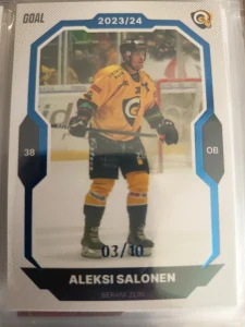 Aleksi Salonen paralell 03/10 Zlín 23/24 1. série Goal cards
