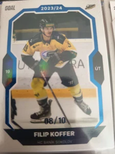 Filip KOffer paralell 08/10 Sokolov 23/24 1. série Goal cards