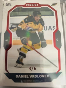 Daniel Vrdlovec paralell 3/6 Sokolov 23/24 2. série Goal cards