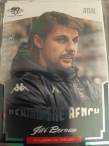 Jiří Beroun Behind the bench 03/19 Znojmo 23/24 2. série Goal cards