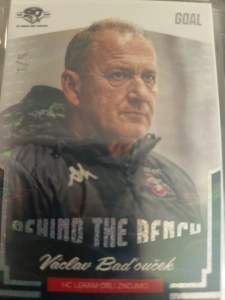 Václav Baďouček Behind the bench 3/5 Znojmo 23/24 2. série Goal cards