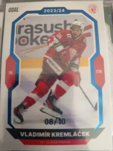 Vladimír Kremláček paralell 08/10 Slavie 23/24 1. série Goal cards