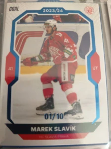 Marek Slavík paralell 01/10 Slavie 23/24 2. série Goal cards