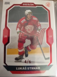 Lukáš Strnad paralell 4/6 Slavie 23/24 1. série Goal cards