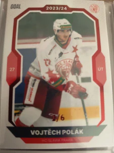 Vojtěch Polák paralell 2/6 Slavie 23/24 2. série Goal cards