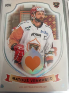 Matouš Venkrbec Kapka 17/20 Prostějov 23/24 1. série Goal cards