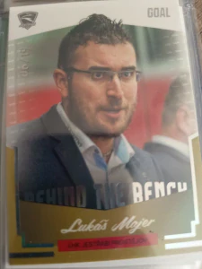 Lukáš Maier Behind the bench 06/19 Prostějov 23/24 2. série Goal cards