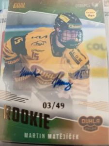 Martin Matějíček Rookie signature 03/49 Jihlava 22/23 2. série