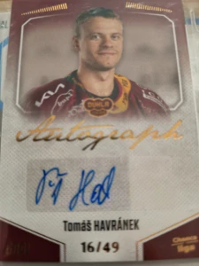 Tomáš Havránek autograph 16/49 Jihlava 22/23 2. série