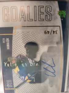 Petr Hamalčik Goalies signature 34/49 Šumperk 22/23 1. série