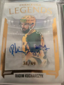 Radim Kucharczyk Legends signature 38/49 Vsetín 22/23 1. série