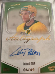 Luboš Rob Autograph 06/49 Vsetín 22/23 1. série