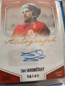Jan Jaroměřský autograph 14/49 Frýdek 22/23 2. série