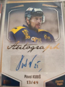 Pavel Kubiš Autograph 13/49 Zlín 22/23 2. série