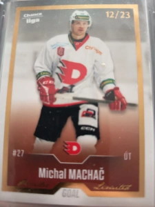 Michal Machač Gold 03/23 Pardubice 22/23 2. série