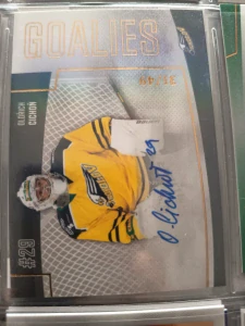 Oldřich Cichoň Goalies signature 31/49 Sokolov 22/23 2. série
