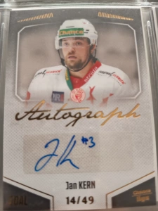 Jan Kern Autograph 14/49 Slavie 22/23 1. série