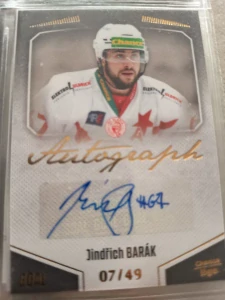 Jindřich Barák Autograph 07/49 Slavie 22/23 1. série