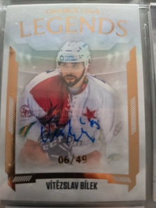 Vítězslav Bílek Legends signature 06/49 Slavie 22/23 1. série
