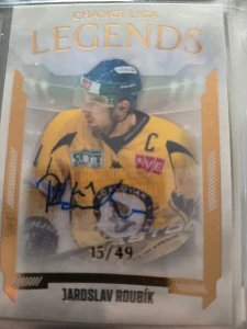 Jaroslav Roubík Legends signature 15/49 Ústí nad Labem 22/23 1. série
