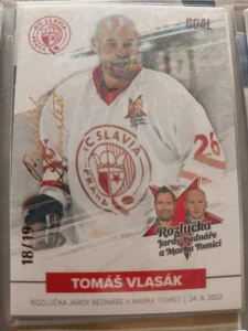Tomáš Vlasák Rozlučka Slavie limit 18/19 22/23 1. série