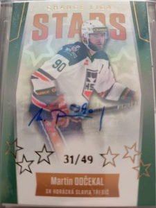 Martin Dočekal Stars signature 31/49 Třebíč 22/23 1. série